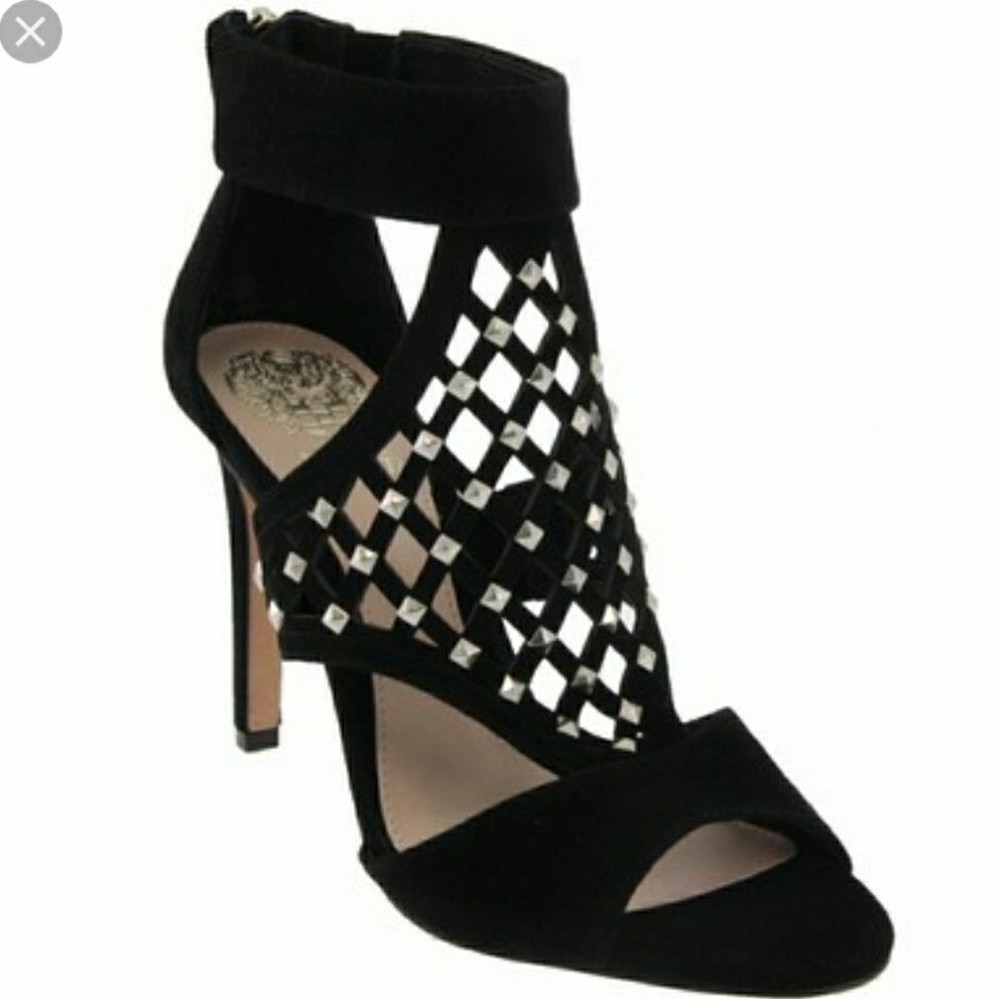 💋 Sexy Vince Camuto Kacela Black Suede Pumps