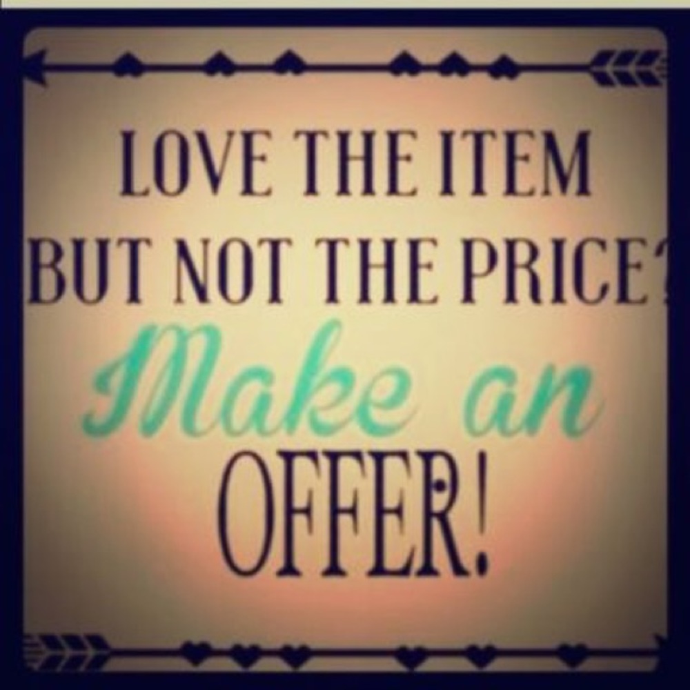 Love the item but not the price?! I love offers💕