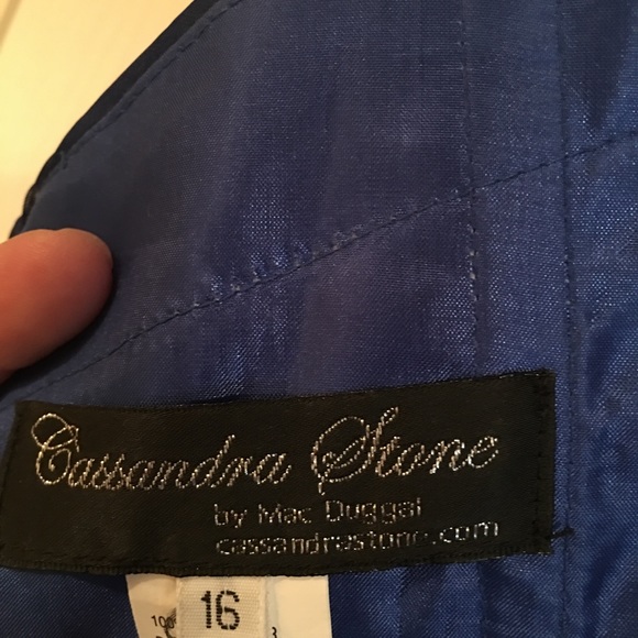 Cassandra Stone By Mac Duggal Gown - Picture 7 of 7