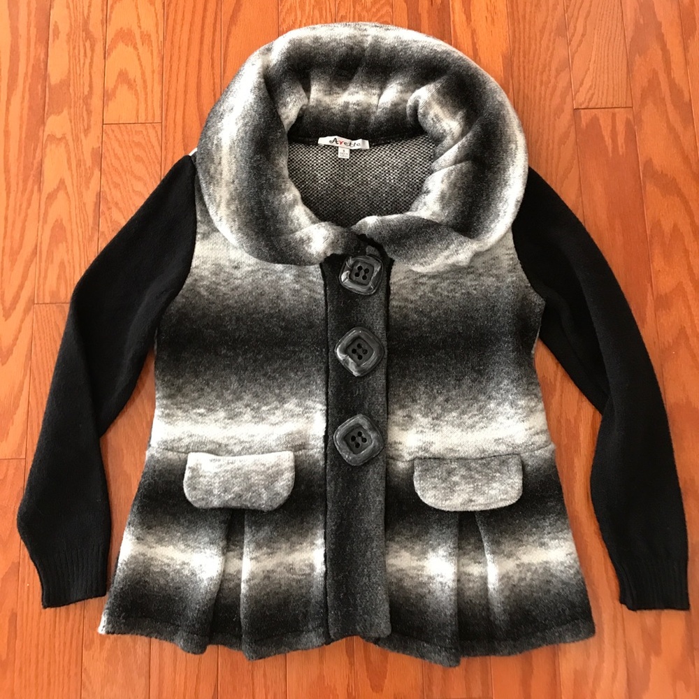 Button-Up Sweater Cardigan