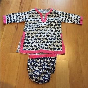 Pottery Barn Kids Swim cover and bottoms