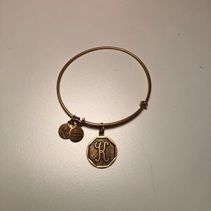 Alex and Ani K bracelet (GOLD)