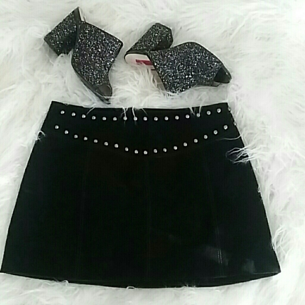 Forever 21 Leather Miniskirt