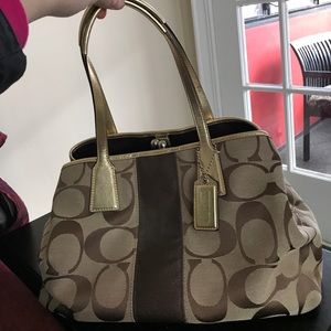 Used Brown COACH bag