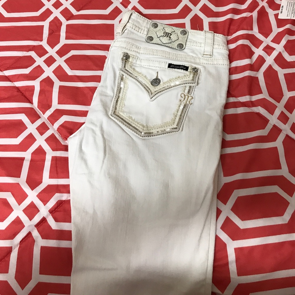 White Miss Me jeans
