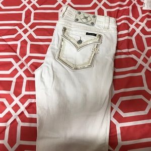 White Miss Me jeans