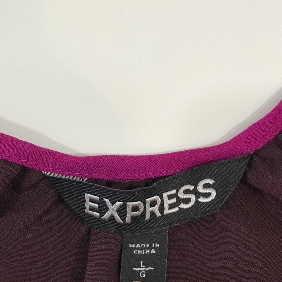 Express Colorblock Button Up Shirt - Picture 4 of 8