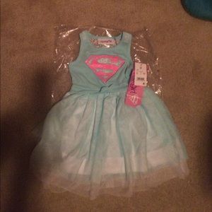 2T Supergirl dress with tags.