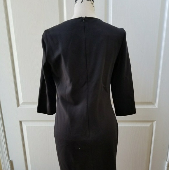 NEW Conrad C Black Dress with Leather - Picture 3 of 4