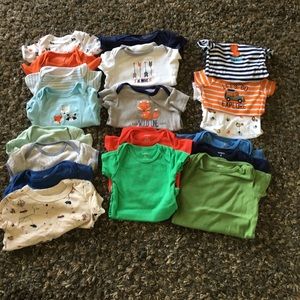 19 mix & match onesies 6 mo