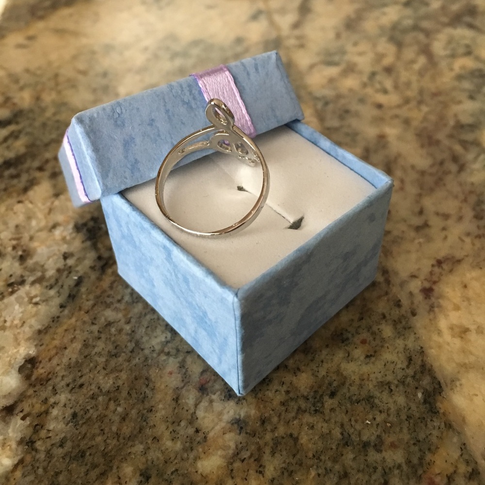 SILVER TREBLE CLEF RING - Picture 4 of 5