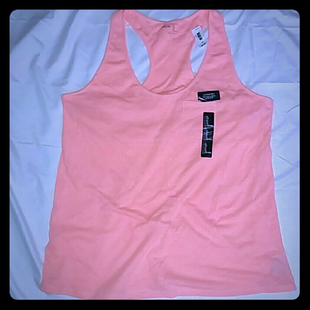 Gap womens XL Orange stripe tank top