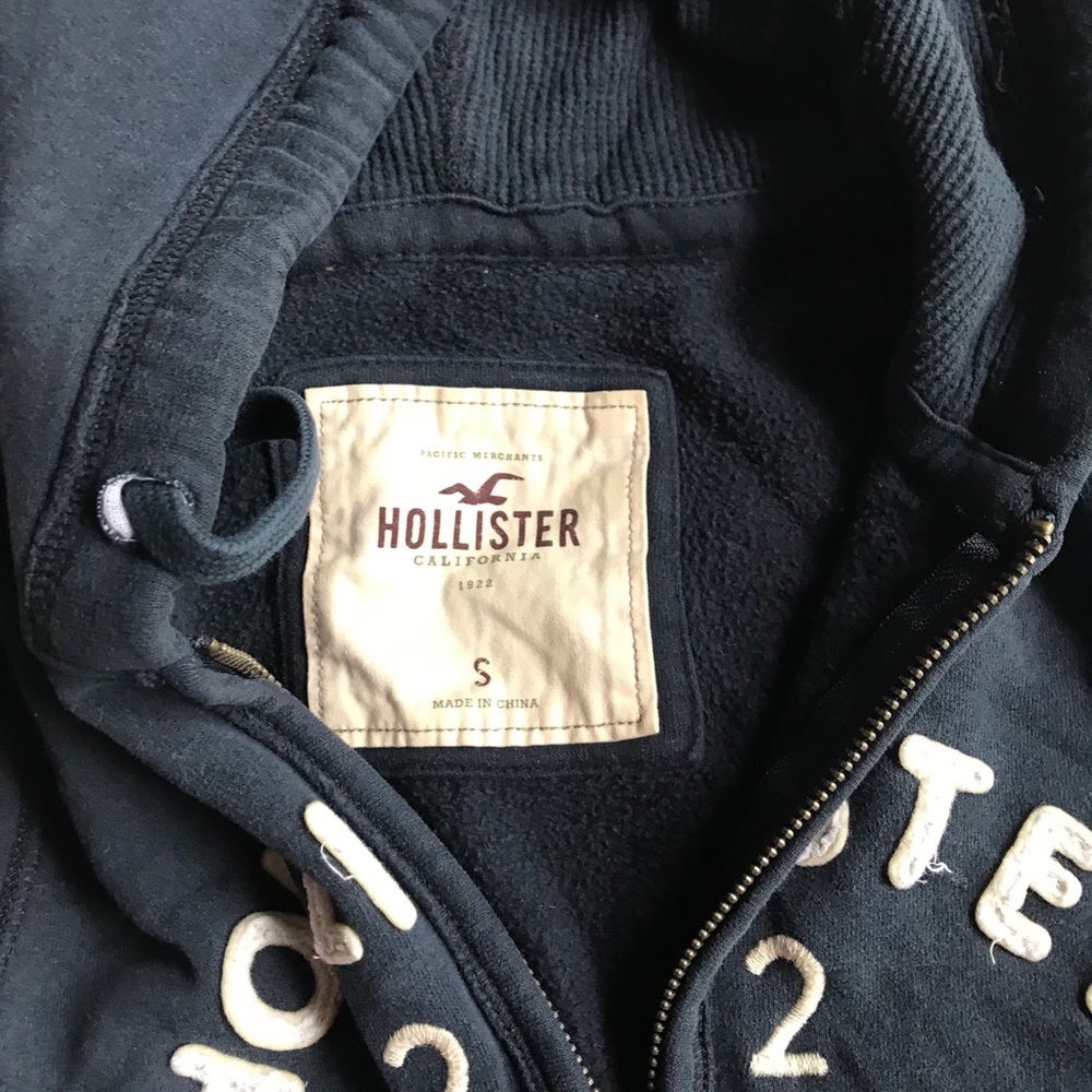 Navy Hollister Hoodie