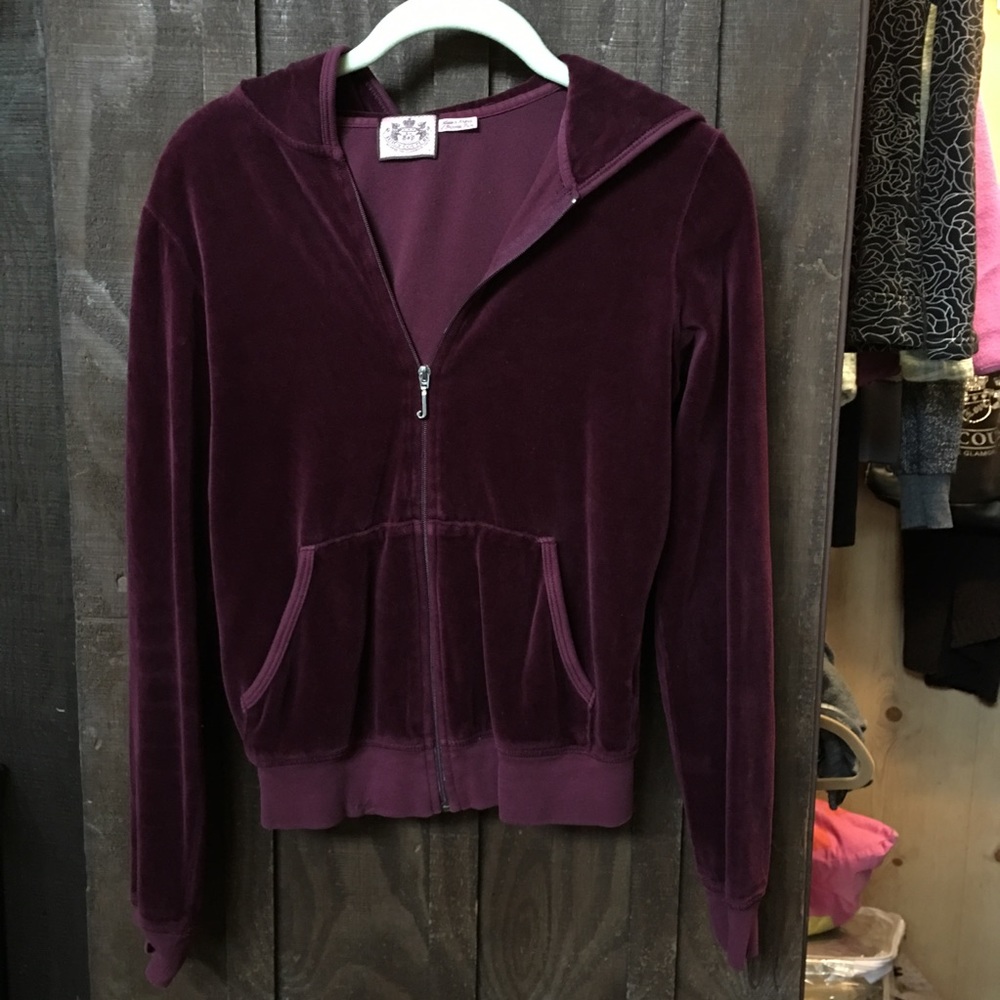 Maroon juicy couture hoodie