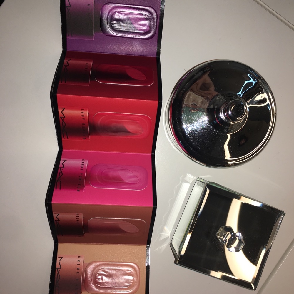 MAC lipstick samples & Lancôme mascara sample