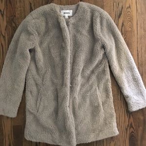 BB Dakota faux fur Merrill jacket Sz Small