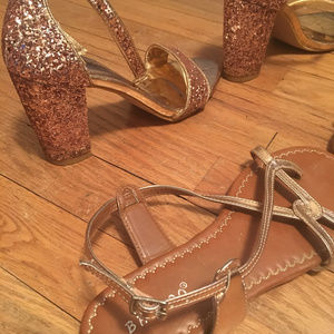 Rose Gold/Champagne Wedding Shoes