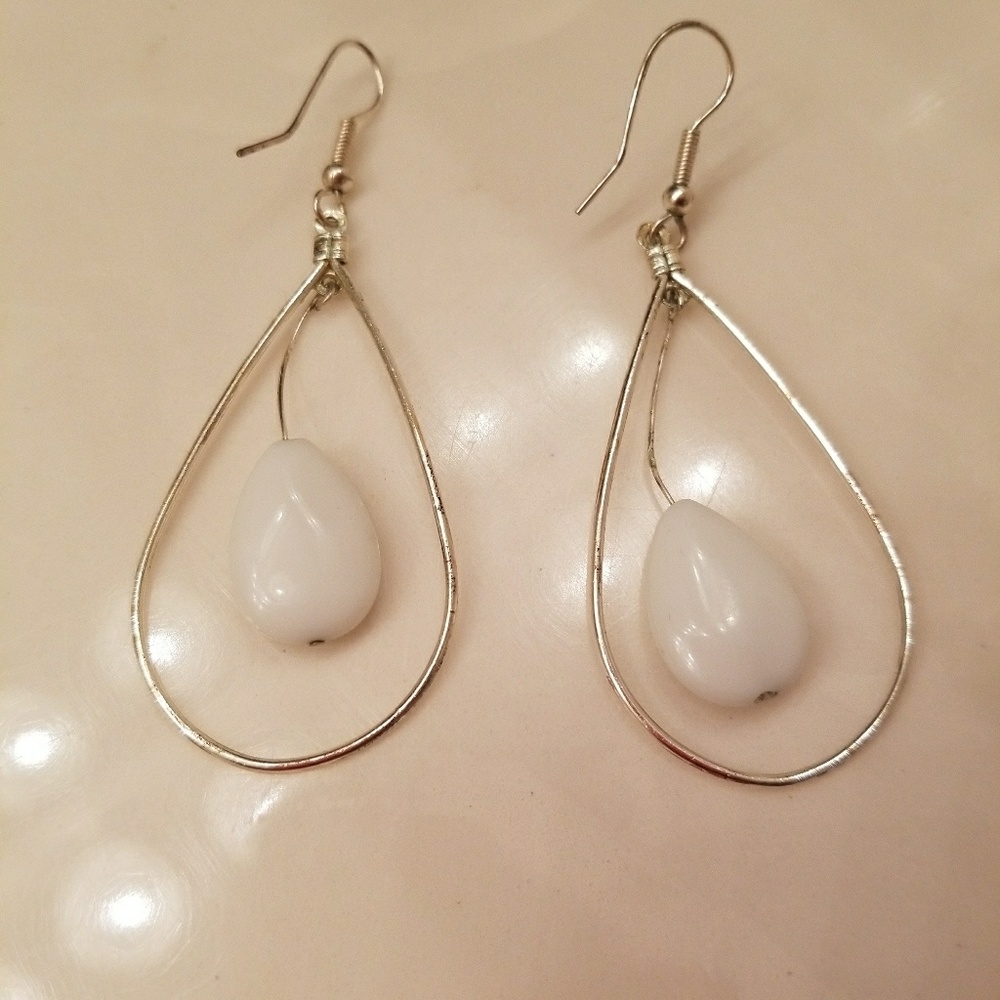 Silver earrings