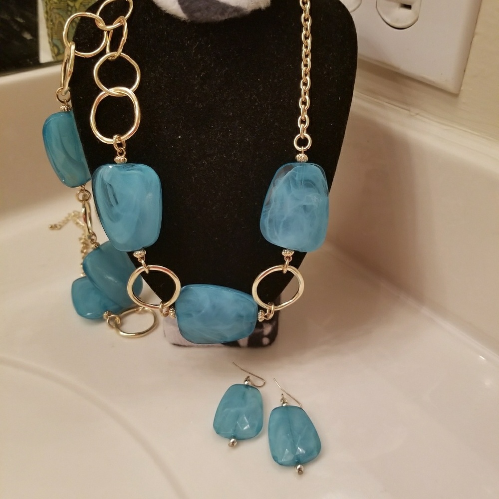 Turquoise jewelry set