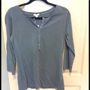 NWT Gap Henley 3/4 sleeve