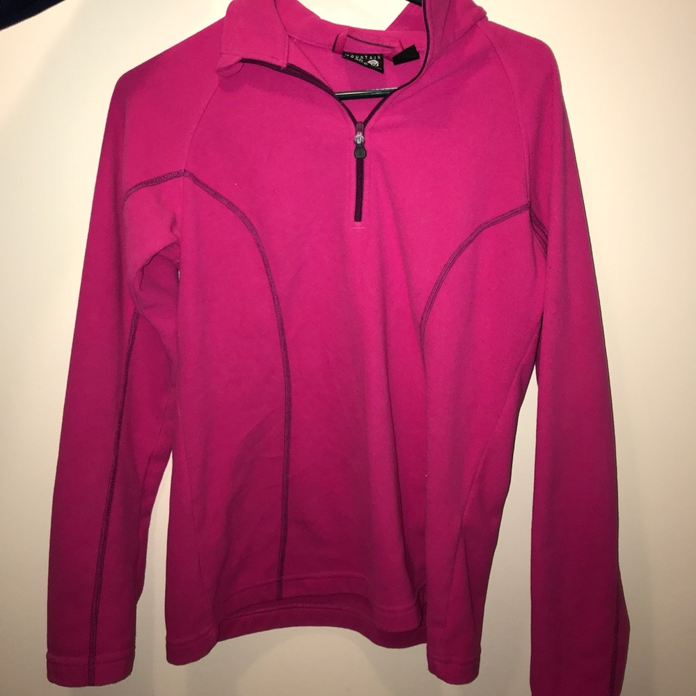Mountain hardware zip down sweatshirt