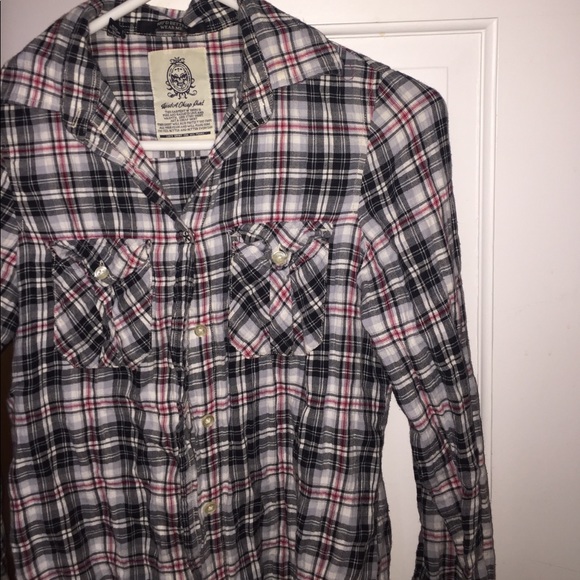 Just a Cheap Shirt Brand Super cute flannel - Picture 1 of 3