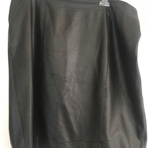 Genuine leather skirt from Talbots