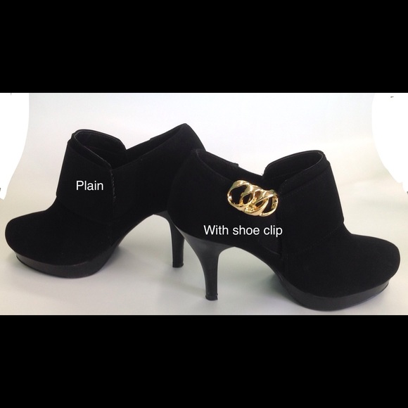 Absolutely Fabulous Jewelry - Gold Shoe Jewelry Clips