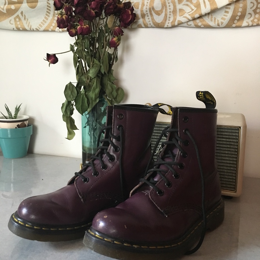 Purple Doc Martens (Size 7)