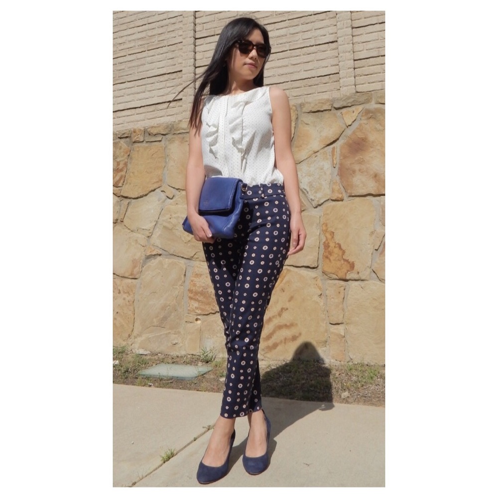 FINAL SALE: J. Crew Minnie Pant in Foulard Print