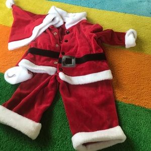 6 to 9 months baby boy Santa costume