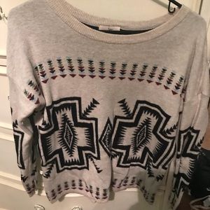 Tribal print sweater