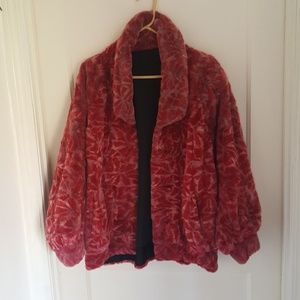Fur Coat. Large..batwing 1990s?