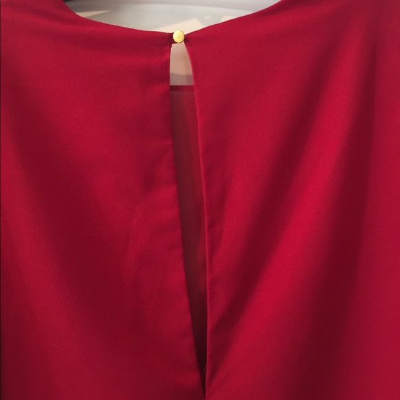 Crimson/red-G-F Collection Bevello Dress - Picture 6 of 7