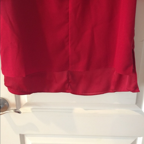 Crimson/red-G-F Collection Bevello Dress - Picture 7 of 7