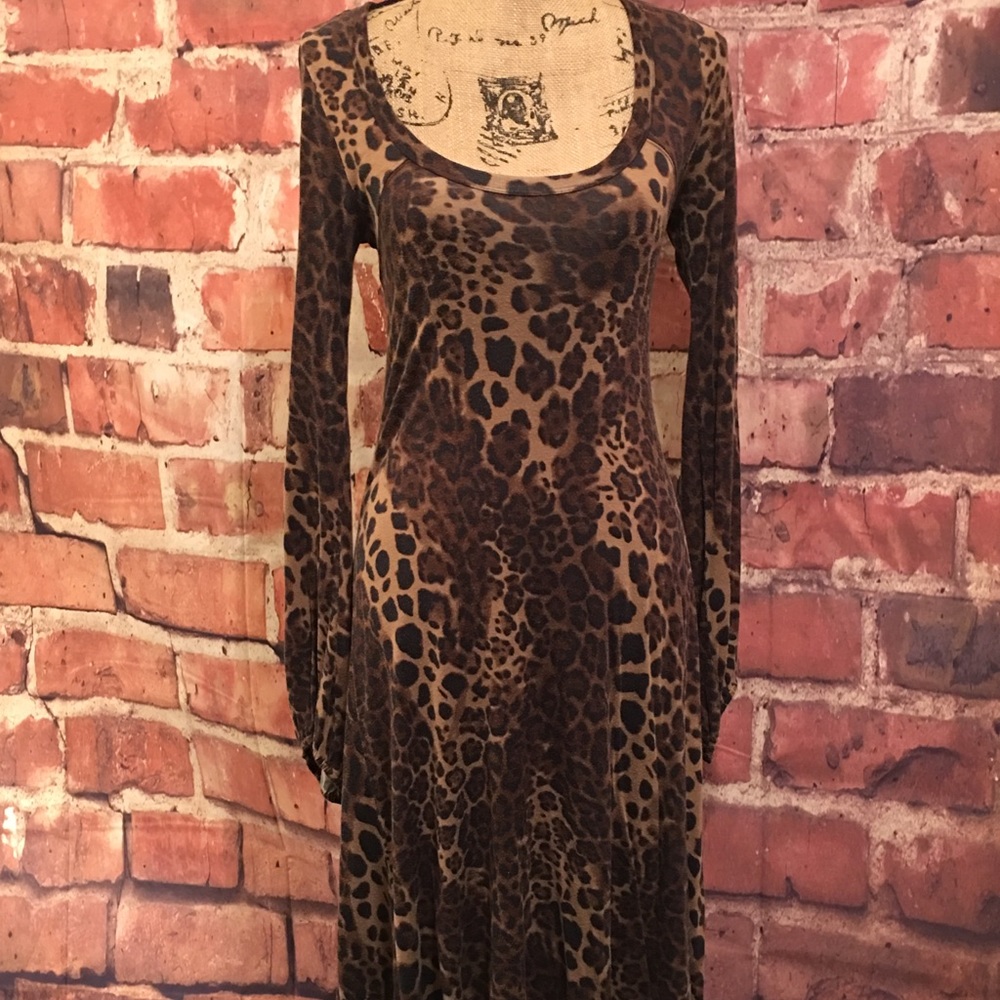 Animal print dress