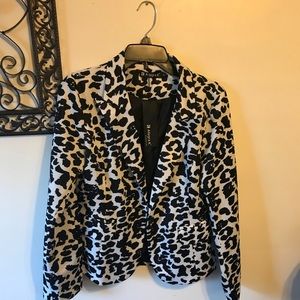 Brand new leopard print blazer