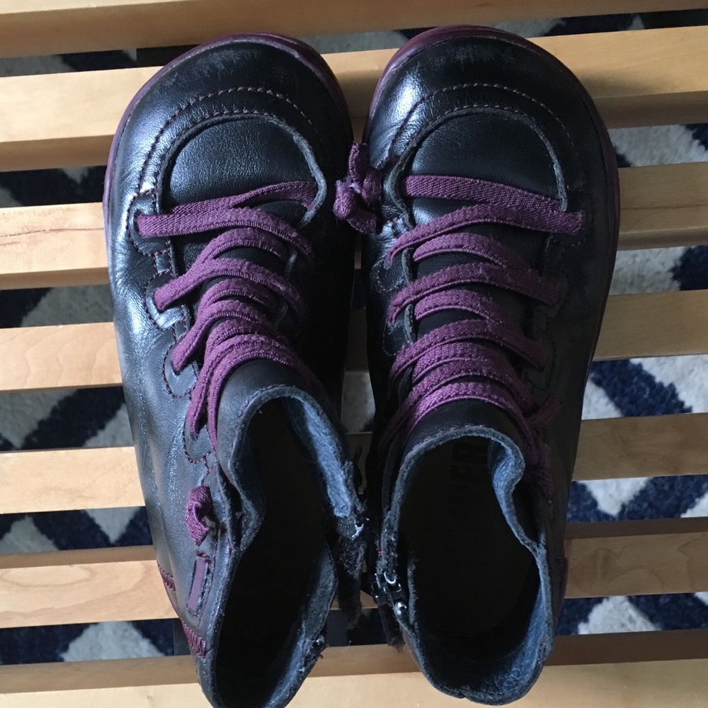 Camper leather shoes for girls