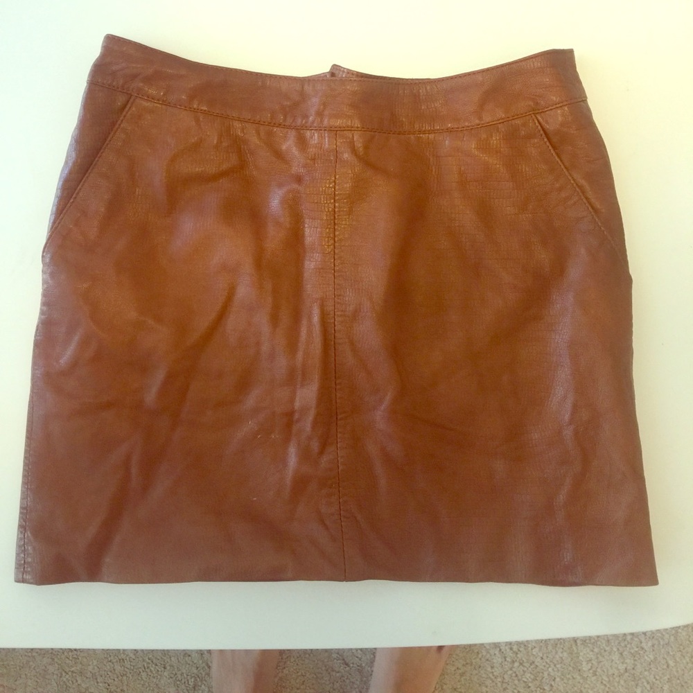 Winter Leather Skirt