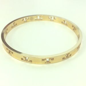 Tory Burch Gold Bangle Bracelet