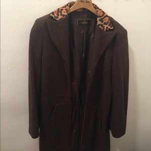 Fendi Brown overcoat