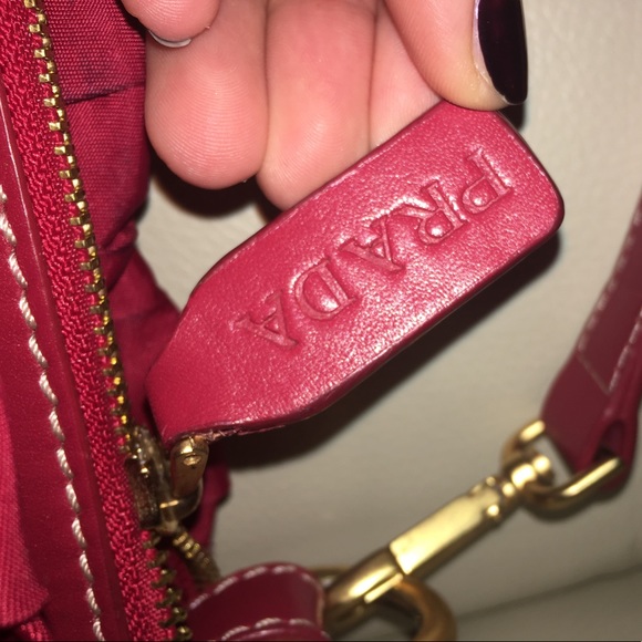 Woman's Prada tote bag in red
