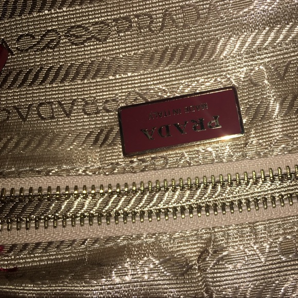 Woman's Prada tote bag in red