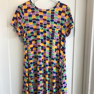 LuLaRoe Carly Dress, Size Small, EUC