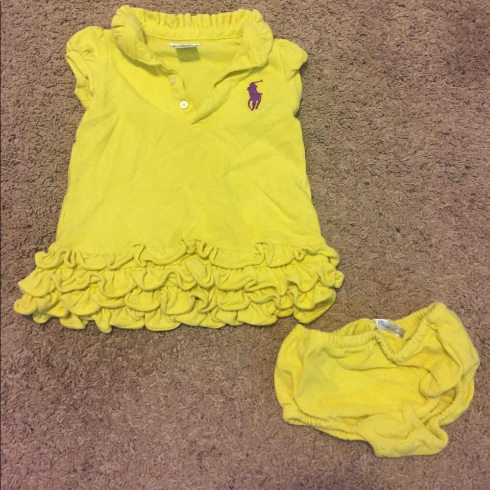 Ralph Lauren yellow dress