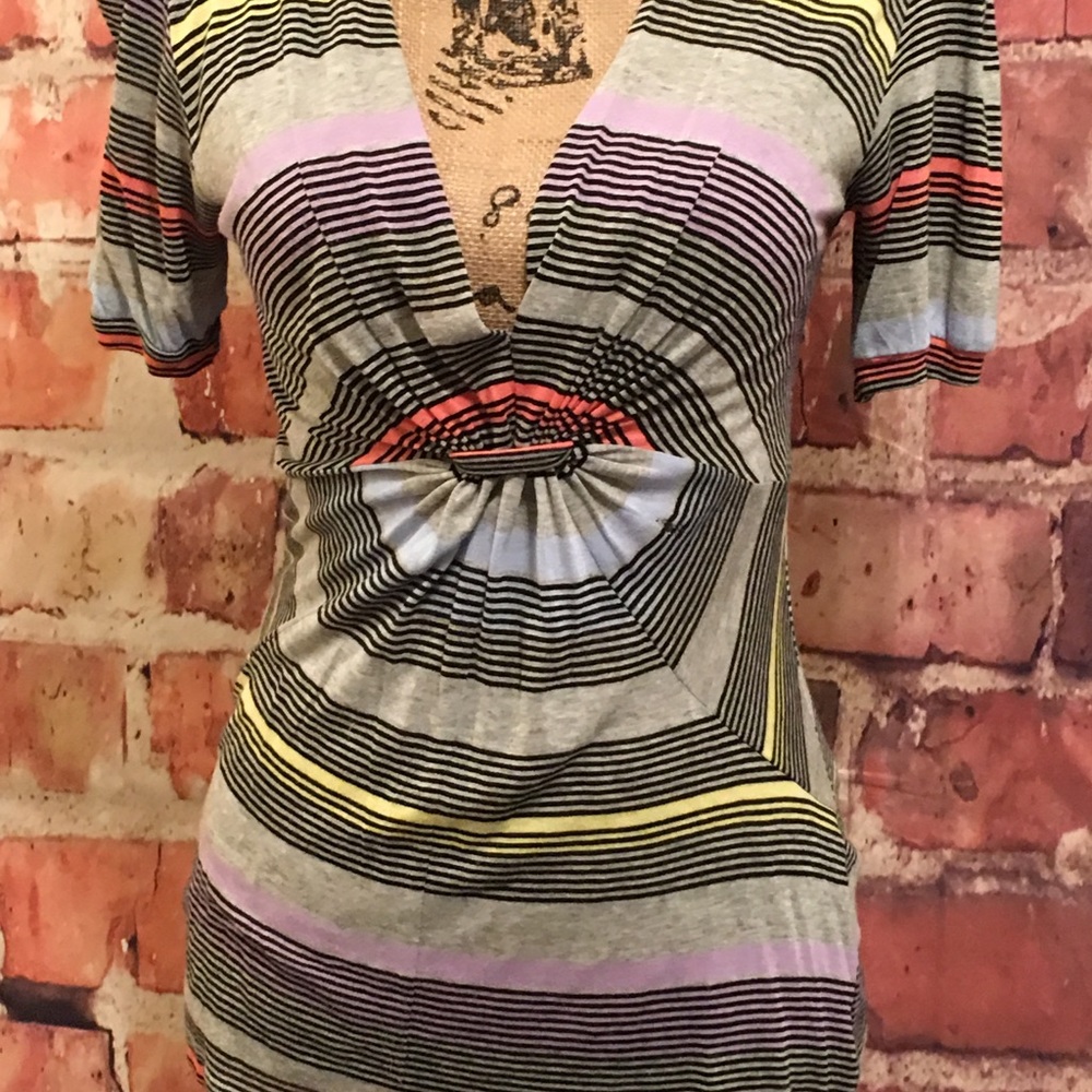 Multi strip boutique top Ella moss