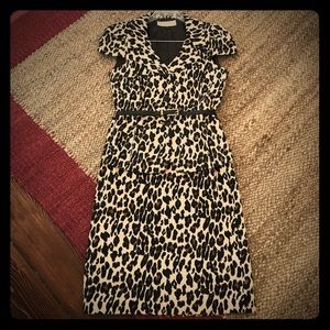 TAHARI Leopard Suit