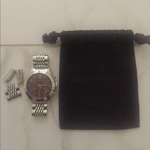 PRICE LOWERED ❤️ MK5761 silver and rose gold watch