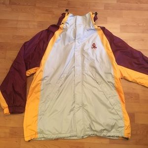 New Men's XL ASU Sun Devils Zip Jacket Hoodie