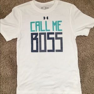 New Boys Under Armour T-Shirt - Size Medium